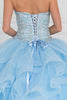 Image of quinceanera dress Tulle Strapless Sweetheart Ball Gown Dress with Bolero