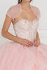 Image of quinceanera dress Tulle Strapless Sweetheart Ball Gown Dress with Bolero