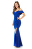 Image of Sweetheart Off Shoulder Formal Dress-Cs