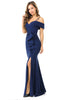 Image of Sweetheart Off Shoulder Formal Dress-Cs