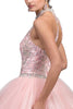 Image of Halter Quinceanera Dress