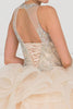 Image of Tulle Illusion Sweetheart Ball Gown Dress with Bolero.