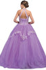 Image of Halter Quinceanera Dress