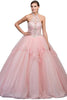 Image of Halter Quinceanera Dress