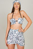 Image of WHITE DOLLAR PRINT TOP & SKIRT SET