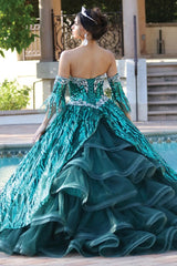 Ball Gown Sweetheart Neck Off the Shoulder