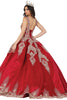 Image of Embroidery Embellished Quinceanera Dress