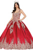 Image of Embroidery Embellished Quinceanera Dress