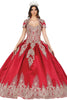 Image of Embroidery Embellished Quinceanera Dress