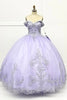 Image of Off Shoulder Sweetheart Quince Dress, Ball Gown