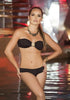 Image of AM PM SWIMWEAR black bandeau bikini COLOMBIANO