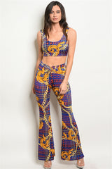 ROYAL MUSTARD TOP & PANTS SET