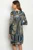 Image of YELLOW ROYAL LEOPARD PRINT CARDIGAN & DRESS SET