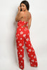 Image of RED PRINT JUMPSUIT